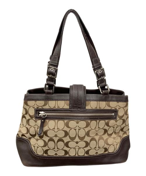 COACH（コーチ）COACH (コーチ) ハンドバッグ ブラウンの古着・服飾アイテム