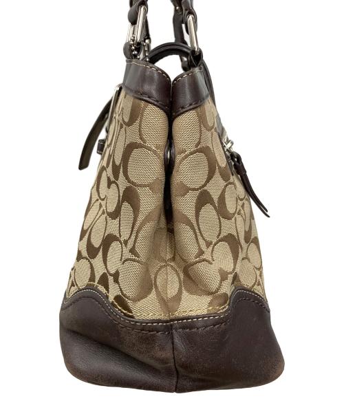 COACH（コーチ）COACH (コーチ) ハンドバッグ ブラウンの古着・服飾アイテム