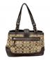 COACH (コーチ) ハンドバッグ ブラウン：12000円