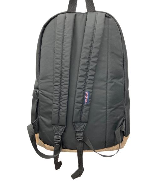 JANSPORT（ジャンスポーツ）JANSPORT (ジャンスポーツ) リュック ブラック×ブラウンの古着・服飾アイテム