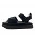 中古・古着 UGG (アグ) 厚底サンダル ブラック サイズ:26：6000円