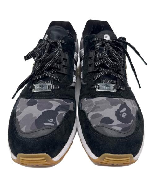 adidas（アディダス）adidas (アディダス) A BATHING APE (アベイシングエイプ) UNDEFEATED (アンディフィーテッド) ローカットスニーカー ZX8000 ブラック×ホワイト サイズ:28cmの古着・服飾アイテム