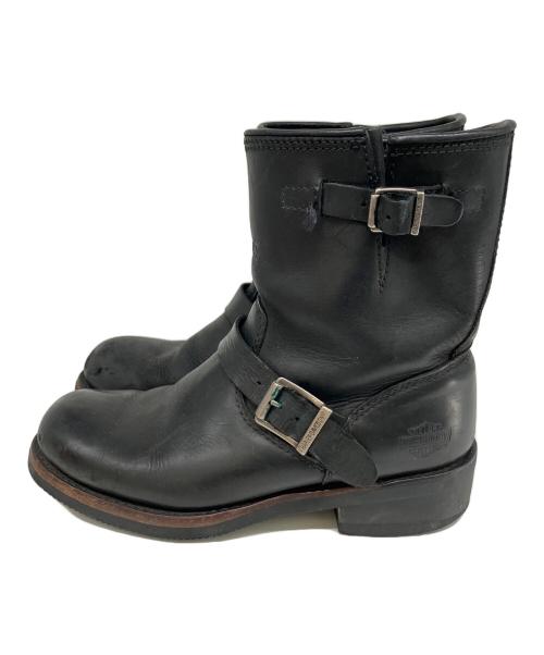 HARLEY-DAVIDSON（ハーレーダビッドソン）HARLEY-DAVIDSON (ハーレーダビッドソン) ブーツ ブラック サイズ:25.5cmの古着・服飾アイテム