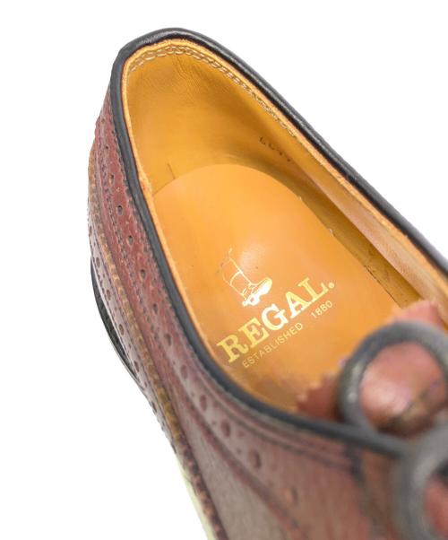 REGAL（リーガル）REGAL (リーガル) ウィングチップシューズ ブラウン サイズ:25.5の古着・服飾アイテム