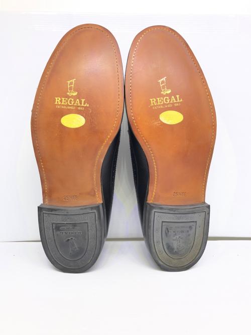 REGAL（リーガル）REGAL (リーガル) ウィングチップシューズ ブラック サイズ:25.5の古着・服飾アイテム