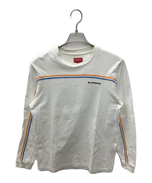 SUPREME（シュプリーム）Supreme (シュプリーム) 長袖カットソー ホワイト サイズ:Sの古着・服飾アイテム