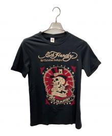 Ed Hardy（エド ハーディー）の古着「半袖カットソー」｜ブラック