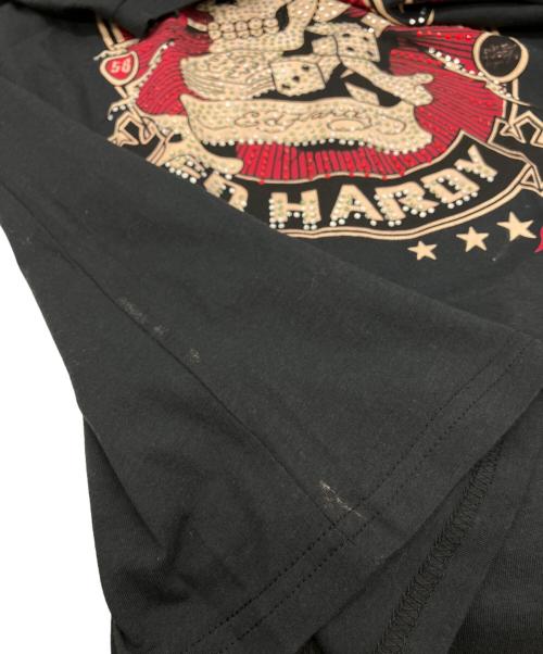 Ed Hardy（エド ハーディー）Ed Hardy (エド ハーディー) 半袖カットソー ブラック サイズ:L 未使用品の古着・服飾アイテム