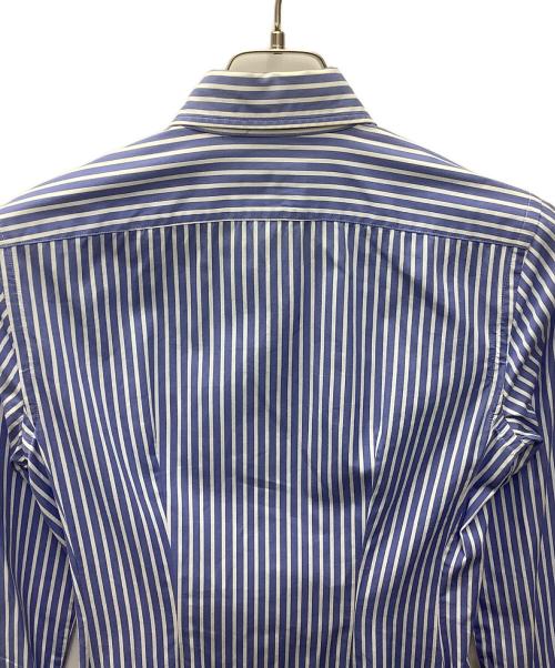 POLO RALPH LAUREN（ポロ・ラルフローレン）POLO RALPH LAUREN (ポロ・ラルフローレン) 長袖ワンピース ブルー×ホワイト サイズ:Mの古着・服飾アイテム