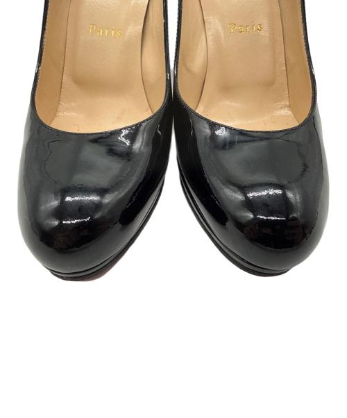 Christian Louboutin（クリスチャン・ルブタン）Christian Louboutin (クリスチャン・ルブタン) レザーパンプス ブラック サイズ:22.5の古着・服飾アイテム