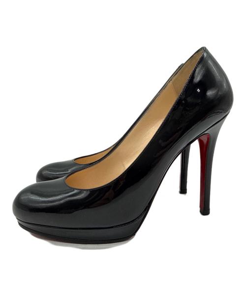 Christian Louboutin（クリスチャン・ルブタン）Christian Louboutin (クリスチャン・ルブタン) レザーパンプス ブラック サイズ:22.5の古着・服飾アイテム