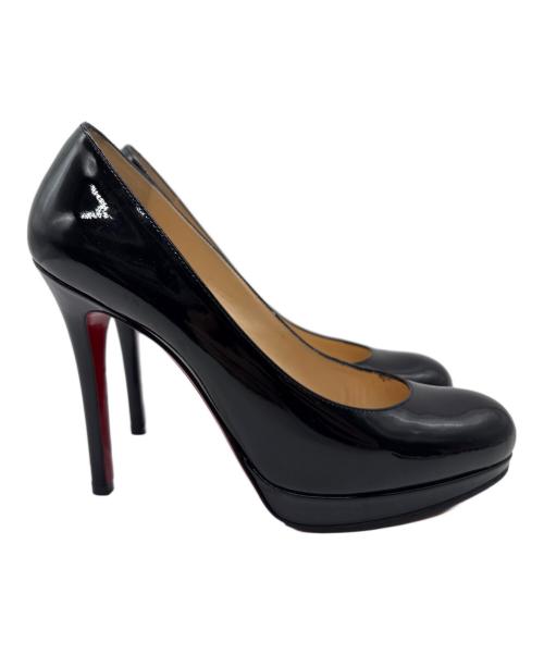 Christian Louboutin（クリスチャン・ルブタン）Christian Louboutin (クリスチャン・ルブタン) レザーパンプス ブラック サイズ:22.5の古着・服飾アイテム
