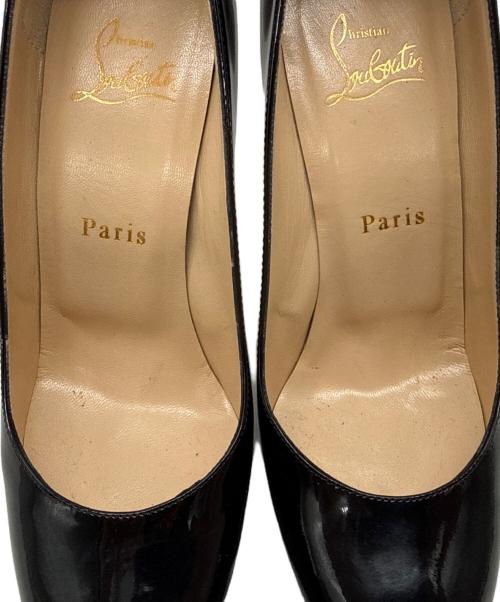 Christian Louboutin（クリスチャン・ルブタン）Christian Louboutin (クリスチャン・ルブタン) レザーパンプス ブラック サイズ:22.5の古着・服飾アイテム