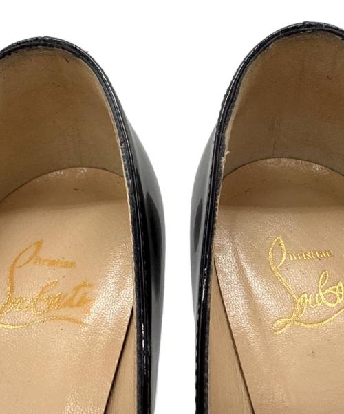 Christian Louboutin（クリスチャン・ルブタン）Christian Louboutin (クリスチャン・ルブタン) レザーパンプス ブラック サイズ:22.5の古着・服飾アイテム