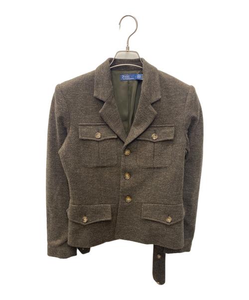 POLO BY RALPH LAUREN（ポロ バイ ラルフローレン）Polo by Ralph Lauren (ポロ バイ ラルフローレン) テーラードジャケット ブラウン サイズ:Ｍの古着・服飾アイテム