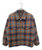 PENDLETON×niko andペンドルトン×ニコアンド）の古着「ジップジャケット」｜ブラウン