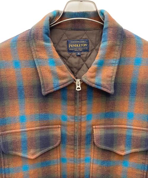 PENDLETON（ペンドルトン）PENDLETON (ペンドルトン) niko and (ニコアンド) ジップジャケット ブラウン サイズ:Mの古着・服飾アイテム