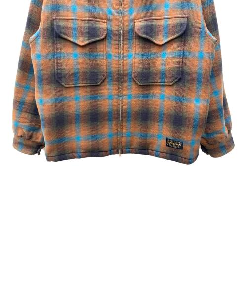 PENDLETON（ペンドルトン）PENDLETON (ペンドルトン) niko and (ニコアンド) ジップジャケット ブラウン サイズ:Mの古着・服飾アイテム