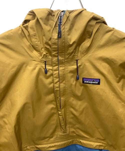 Patagonia（パタゴニア）Patagonia (パタゴニア) アノラックパーカー ブラウン×ブルー サイズ:Ｍの古着・服飾アイテム