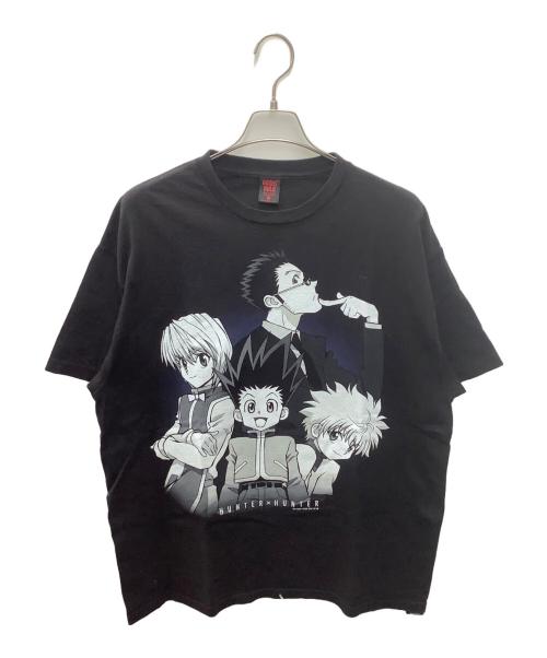 GEEKS RULE（ギークスルール）GEEKS RULE (ギークスルール) HUNTER×HUNTER (ハンターハンター) 半袖カットソー ブラック サイズ:XLの古着・服飾アイテム