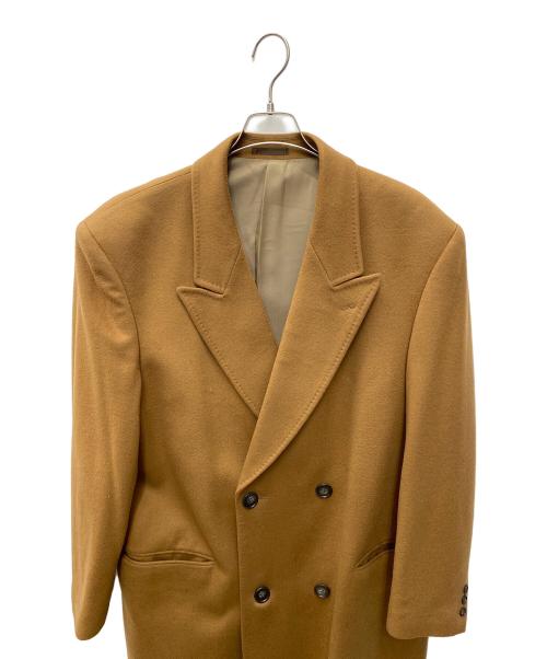 -（-）- (-) カシミヤコート キャメル サイズ:Ｌの古着・服飾アイテム