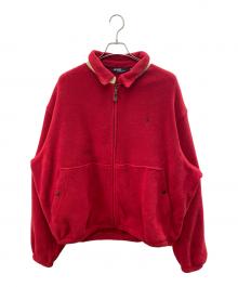 POLO RALPH LAUREN（ポロ・ラルフローレン）の古着「フリースジャケット」｜レッド