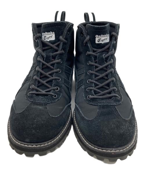 Onitsuka Tiger（オニツカタイガー）Onitsuka Tiger (オニツカタイガー) ハイカットスニーカー ブラック サイズ:24.5cmの古着・服飾アイテム