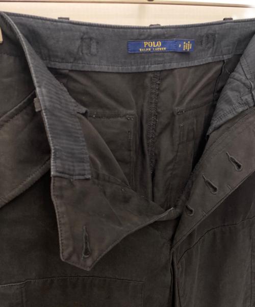 POLO RALPH LAUREN（ポロ・ラルフローレン）POLO RALPH LAUREN (ポロ・ラルフローレン) ダブルニーパンツ ブラック サイズ:Sの古着・服飾アイテム