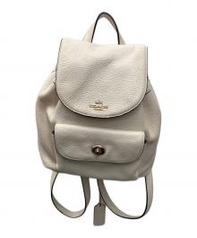 COACH（コーチ）の古着「リュック」｜ベージュ