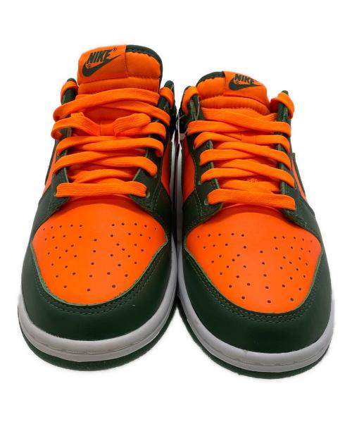 NIKE（ナイキ）NIKE (ナイキ) DUNK LOW RETRO グリーン×オレンジ サイズ:25.5cm 未使用品の古着・服飾アイテム