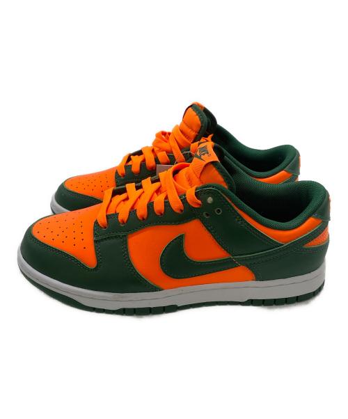 NIKE（ナイキ）NIKE (ナイキ) DUNK LOW RETRO グリーン×オレンジ サイズ:25.5cm 未使用品の古着・服飾アイテム