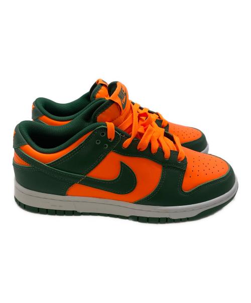 NIKE（ナイキ）NIKE (ナイキ) DUNK LOW RETRO グリーン×オレンジ サイズ:25.5cm 未使用品の古着・服飾アイテム