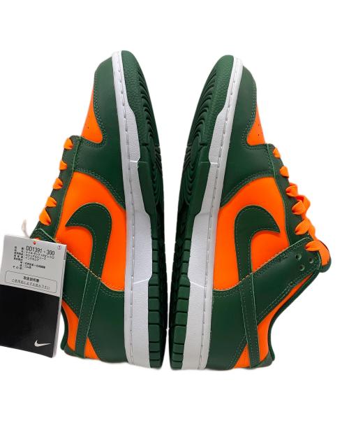 NIKE（ナイキ）NIKE (ナイキ) DUNK LOW RETRO グリーン×オレンジ サイズ:25.5cm 未使用品の古着・服飾アイテム