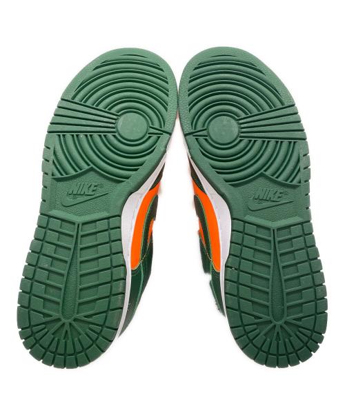NIKE（ナイキ）NIKE (ナイキ) DUNK LOW RETRO グリーン×オレンジ サイズ:25.5cm 未使用品の古着・服飾アイテム