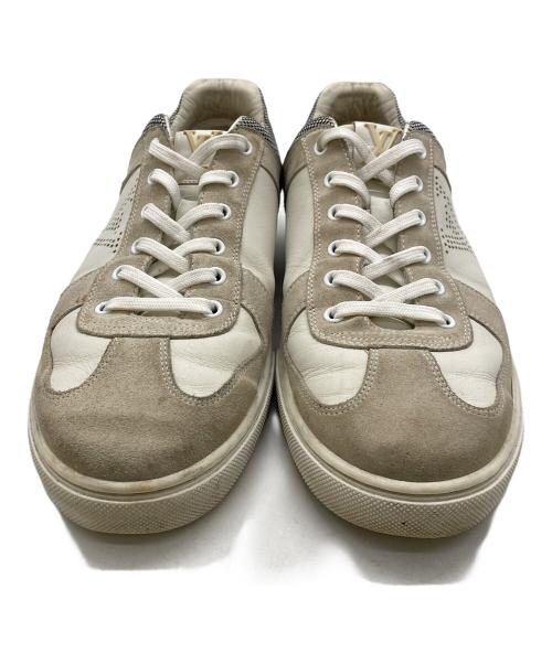 LOUIS VUITTON（ルイ ヴィトン）LOUIS VUITTON (ルイ ヴィトン) ローカットスニーカー グレー×ホワイト サイズ:25.5cmの古着・服飾アイテム