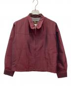 hoggs hoggs hoggsホッグスホッグスホッグス）の古着「ジップアップジャケット」｜レッド