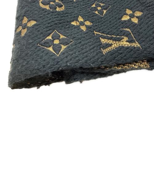 LOUIS VUITTON（ルイ ヴィトン）LOUIS VUITTON (ルイ ヴィトン) マフラー ネイビーの古着・服飾アイテム