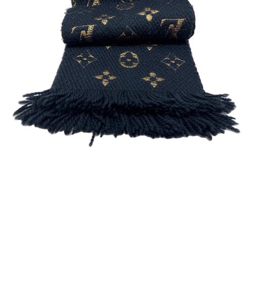 LOUIS VUITTON（ルイ ヴィトン）LOUIS VUITTON (ルイ ヴィトン) マフラー ネイビーの古着・服飾アイテム
