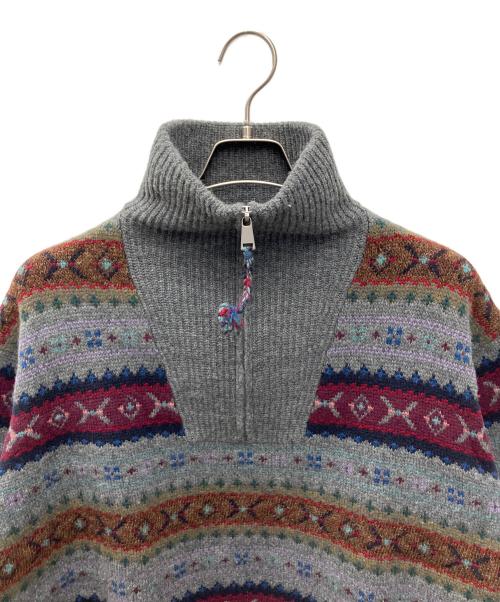 POLO RALPH LAUREN（ポロ・ラルフローレン）POLO RALPH LAUREN (ポロ・ラルフローレン) 厚手ニット グレー サイズ:Ｓの古着・服飾アイテム