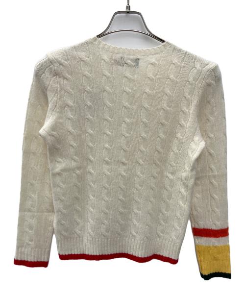 POLO RALPH LAUREN（ポロ・ラルフローレン）POLO RALPH LAUREN (ポロ・ラルフローレン) 厚手ニット アイボリー サイズ:Ｓの古着・服飾アイテム