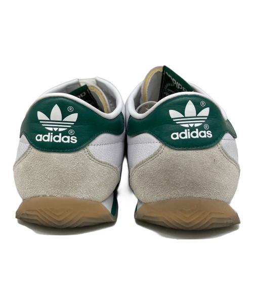 adidas（アディダス）adidas (アディダス) ローカットスニーカー ホワイト×グリーン サイズ:28cmの古着・服飾アイテム