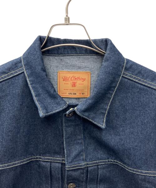 Util Clothing（ユーティリティ・クロージング）Util Clothing (ユーティリティ・クロージング) デニムジャケット インディゴ サイズ:40の古着・服飾アイテム