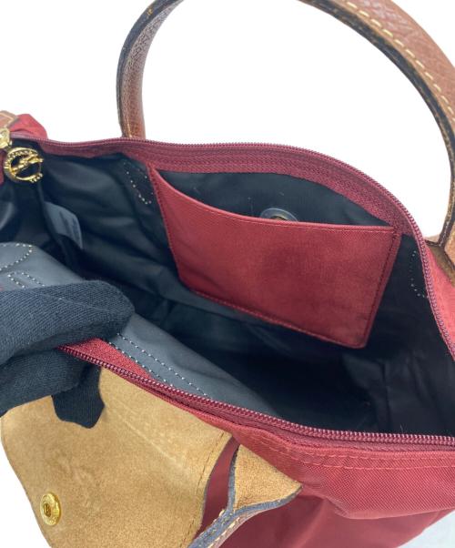 LONGCHAMP（ロンシャン）LONGCHAMP (ロンシャン) ハンドバッグ レッドの古着・服飾アイテム