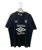 UMBRO×N.HOOLYWOODアンブロ×エヌ ハリウッド）の古着「半袖カットソー」｜ブラック