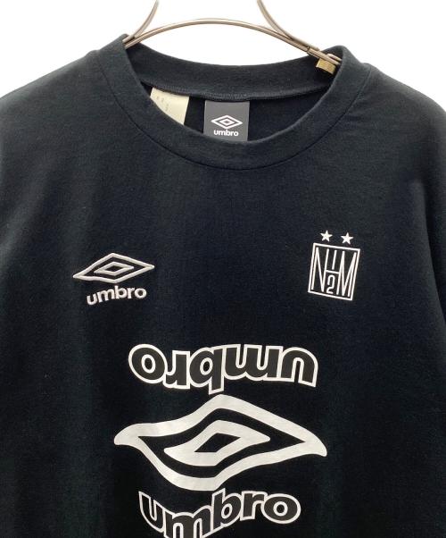 UMBRO（アンブロ）UMBRO (アンブロ) N.HOOLYWOOD (エヌ ハリウッド) 半袖カットソー ブラック サイズ:Oの古着・服飾アイテム