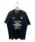 UMBRO（アンブロ）の古着「半袖カットソー」｜ブラック