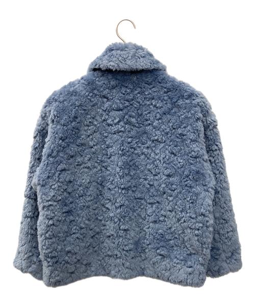 Demi-Luxe Beams（デミルクス ビームス）Demi-Luxe Beams (デミルクス ビームス) ファーコート ブルー サイズ:38 未使用品の古着・服飾アイテム