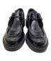 PRADA (プラダ) レースアップローファー ブラック サイズ:36：40000円