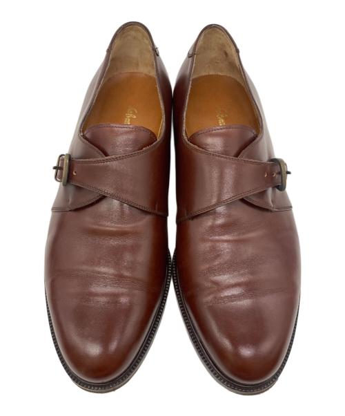 Salvatore Ferragamo（サルヴァトーレ フェラガモ）Salvatore Ferragamo (サルヴァトーレ フェラガモ) ビジネスシューズ ブラウン サイズ:9 1/2の古着・服飾アイテム