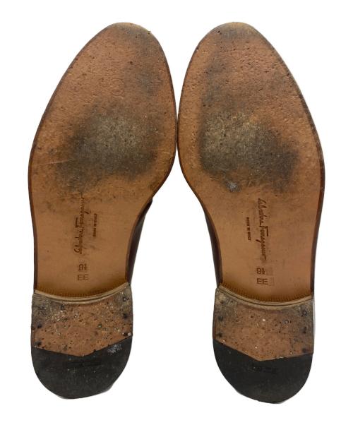 Salvatore Ferragamo（サルヴァトーレ フェラガモ）Salvatore Ferragamo (サルヴァトーレ フェラガモ) ビジネスシューズ ブラウン サイズ:9 1/2の古着・服飾アイテム